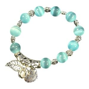 Light Blue Charm Bracelet